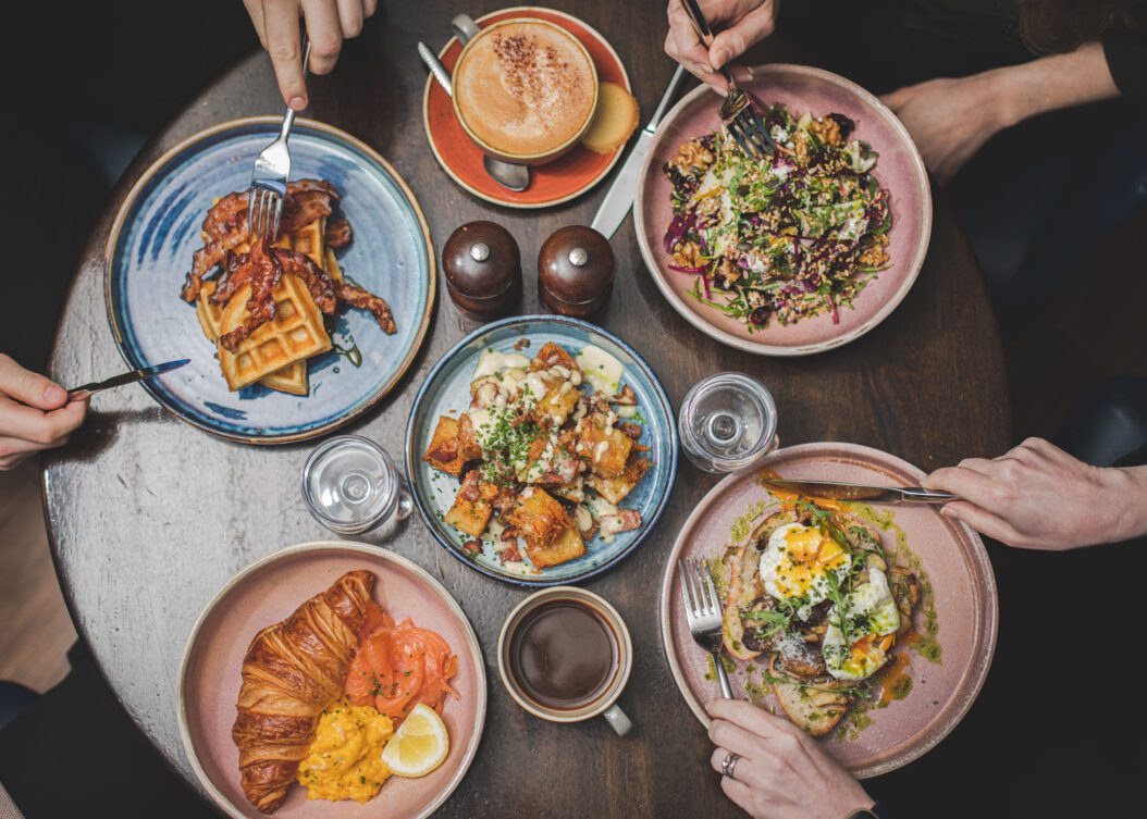 Stathams Brunch Overhead