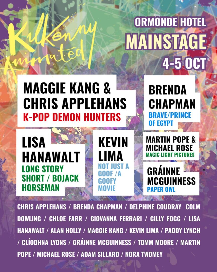 Kilkenny Animated Mainstage Lineup 2025
